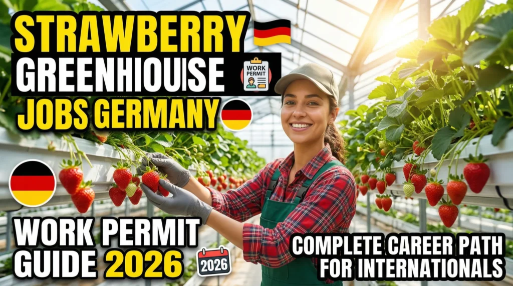 Strawberry Greenhouse Jobs in Germany Work Permit Guide 2026 – Complete Career Path for International Applicants