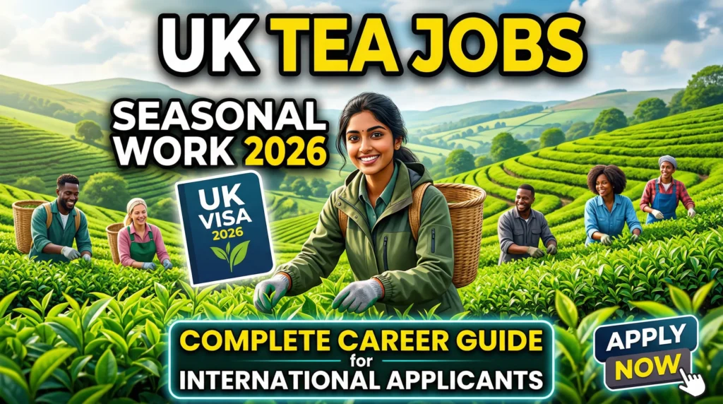 Tea Plantation Jobs in the UK Seasonal Work Visa 2026 – Complete Career Guide for International Applicants