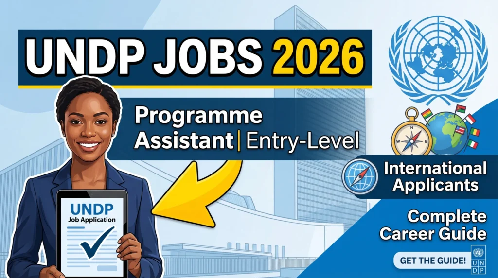UNDP Programme Assistant Jobs 2026 – Entry-Level UN Career Guide for International Applicants