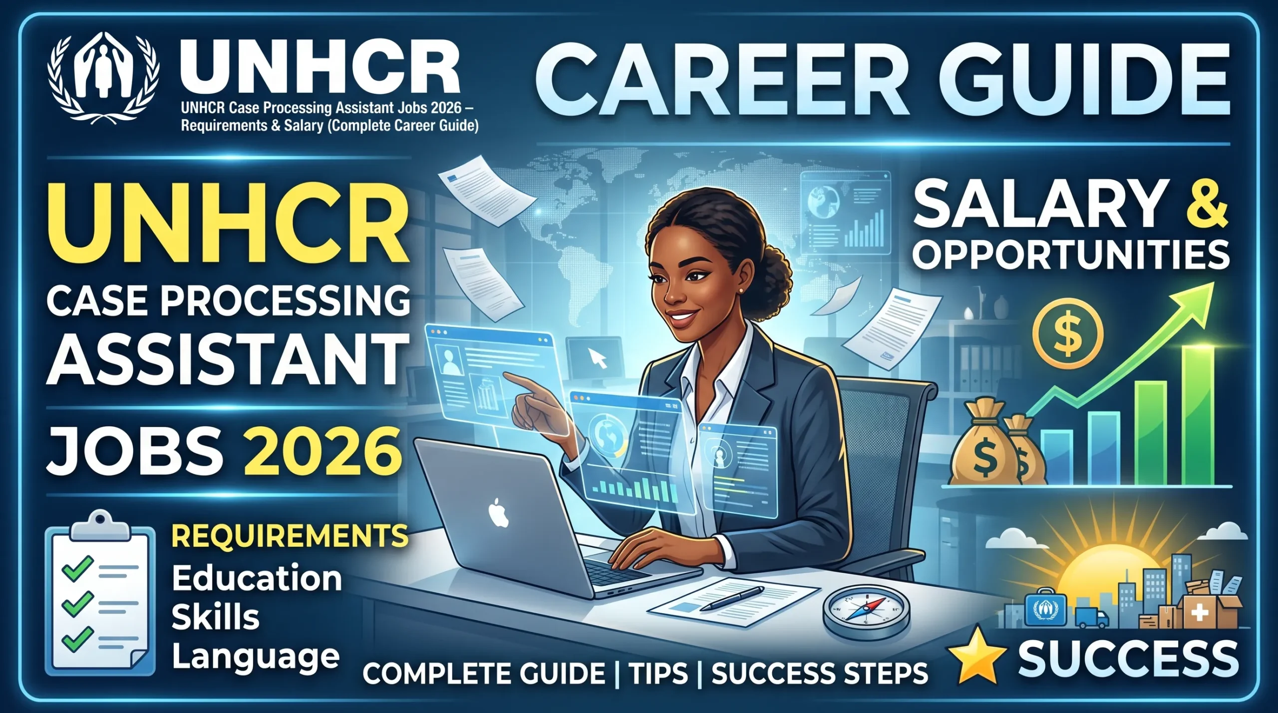 UNHCR Case Processing Assistant Jobs 2026 – Requirements & Salary (Complete Career Guide)