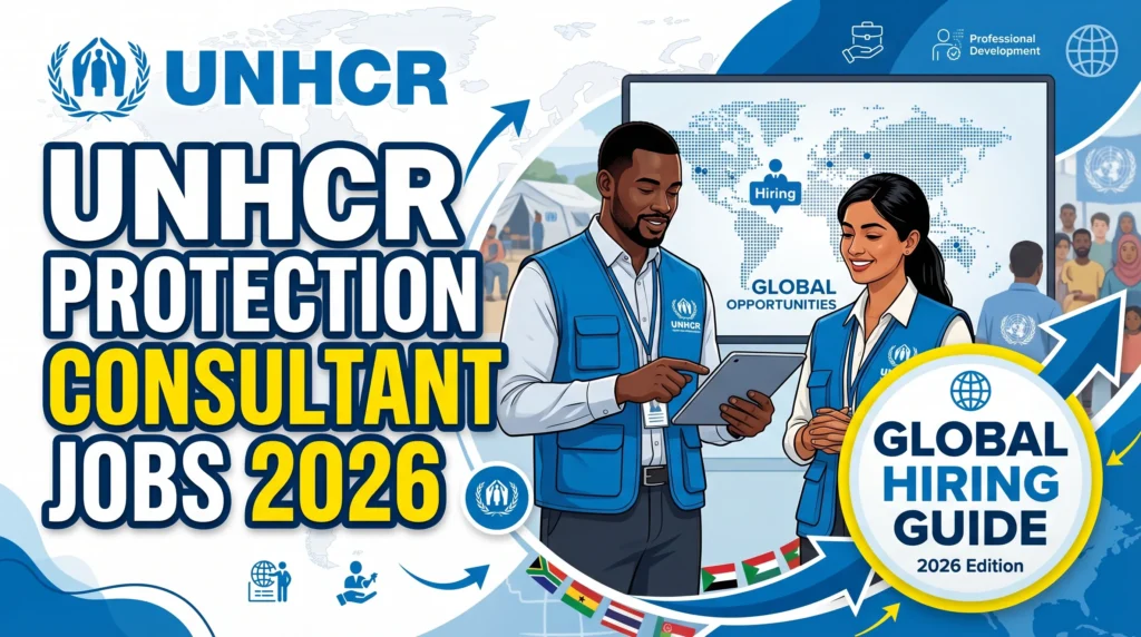 UNHCR Protection Consultant Jobs 2026 – Global Hiring Guide for International Applicants