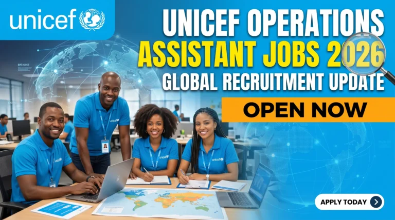 UNICEF Operations Assistant Jobs 2026 – Global Recruitment Update