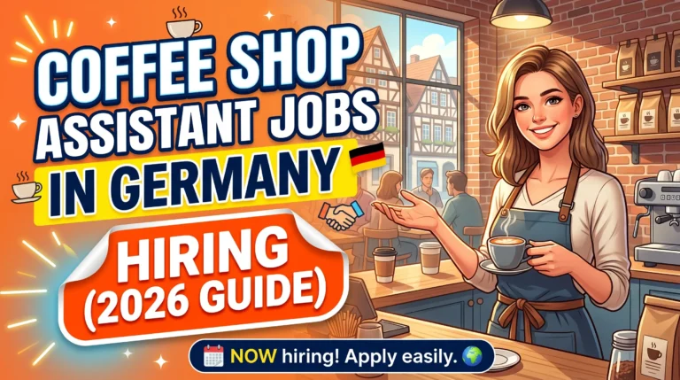 Coffee Shop Assistant Jobs in Germany Hiring (2026 Guide)