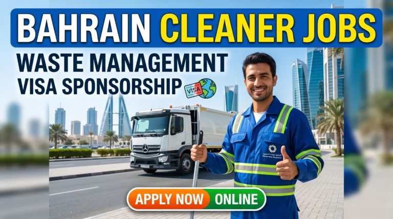 Bahrain Waste Management Cleaner Jobs