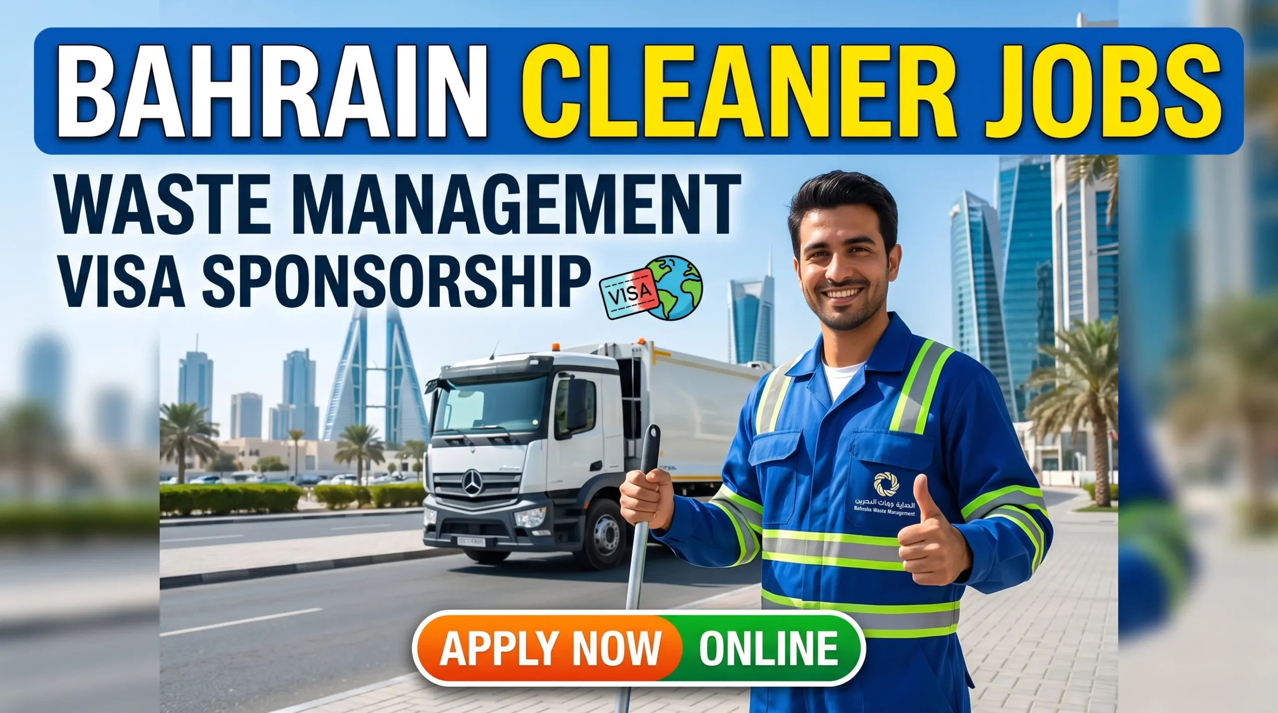 Bahrain Waste Management Cleaner Jobs