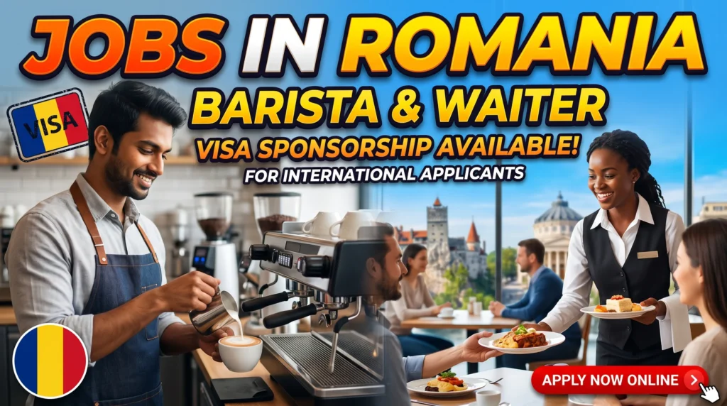 Barista and Waiter Jobs in Romania