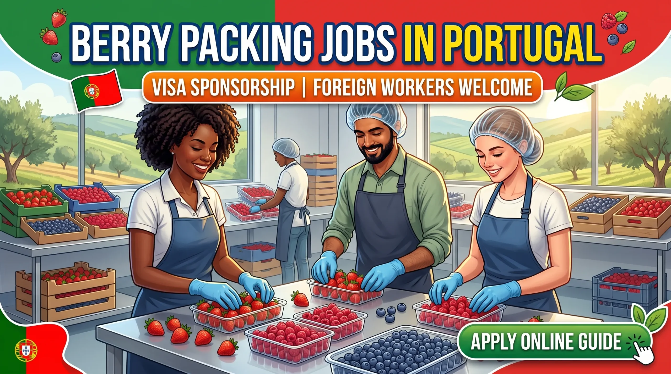 Berry Packing Jobs in Portugal