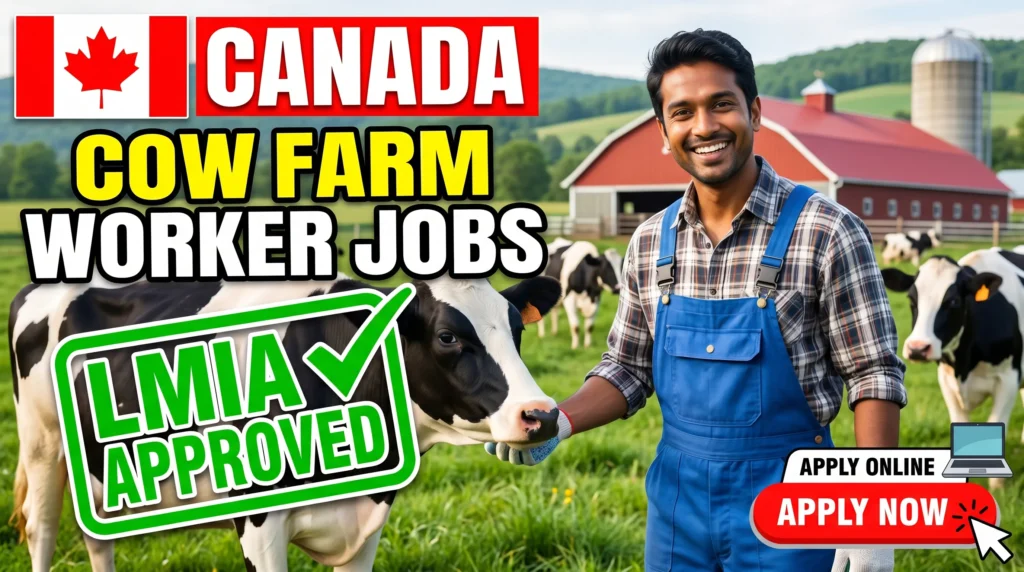 Canada Cow Farm Worker Jobs
