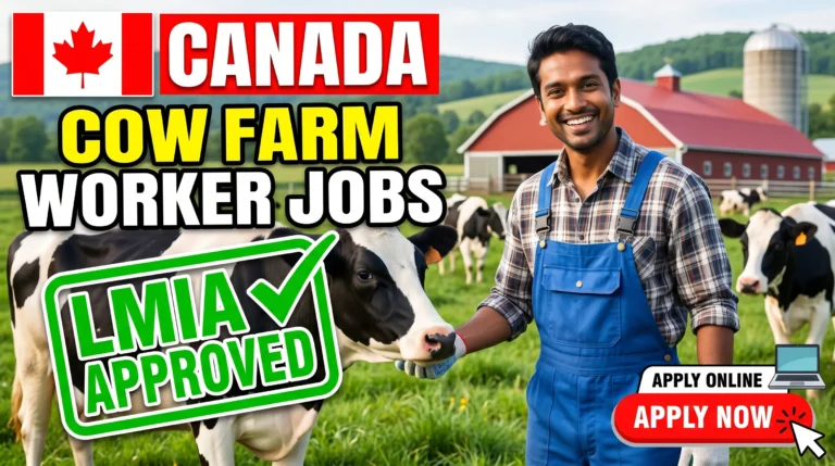 Canada Cow Farm Worker Jobs
