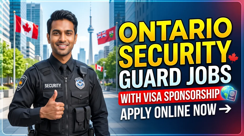Canada Ontario Security Guard Jobs