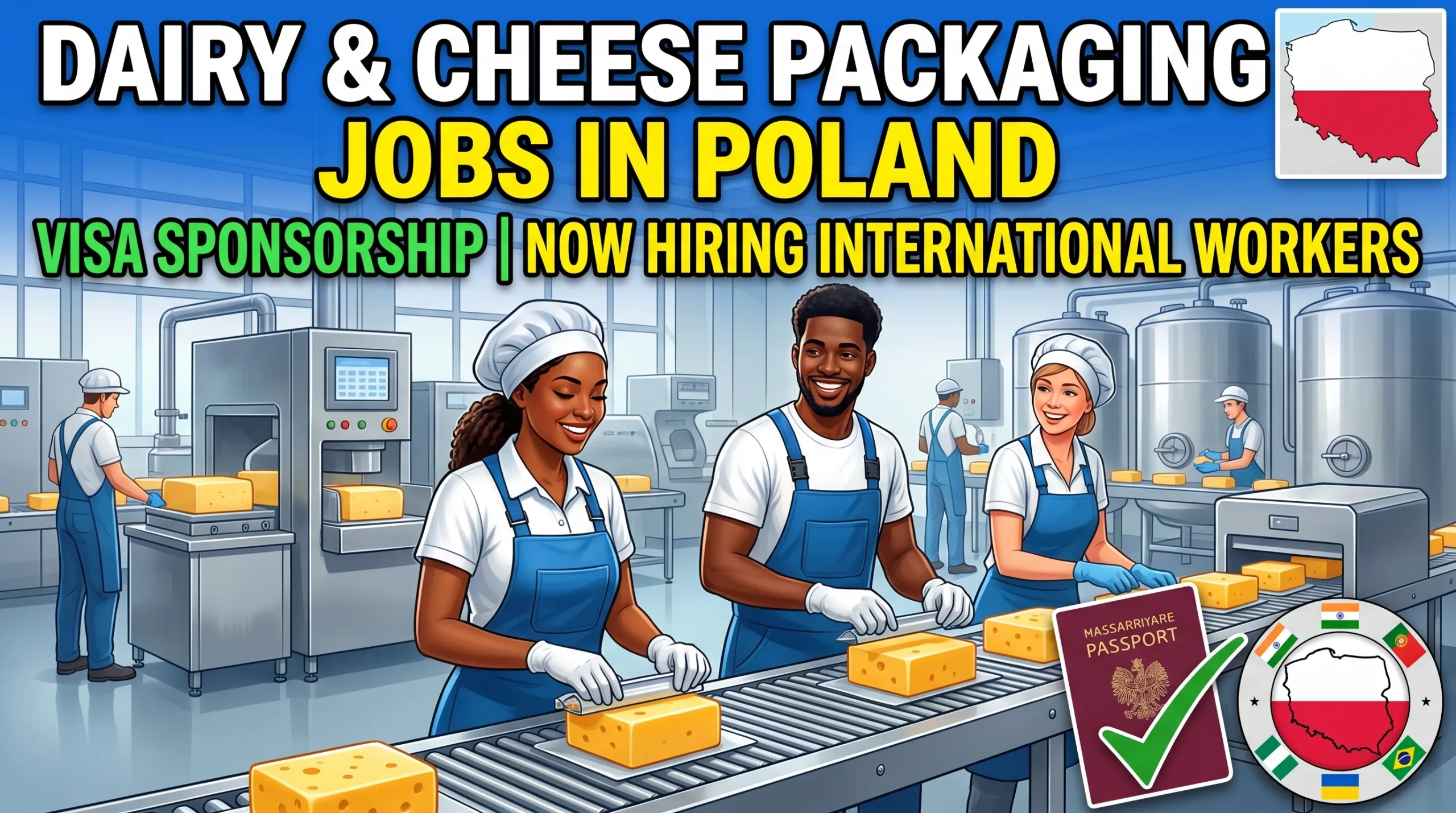 Dairy Production and Cheese Packaging Jobs in Poland