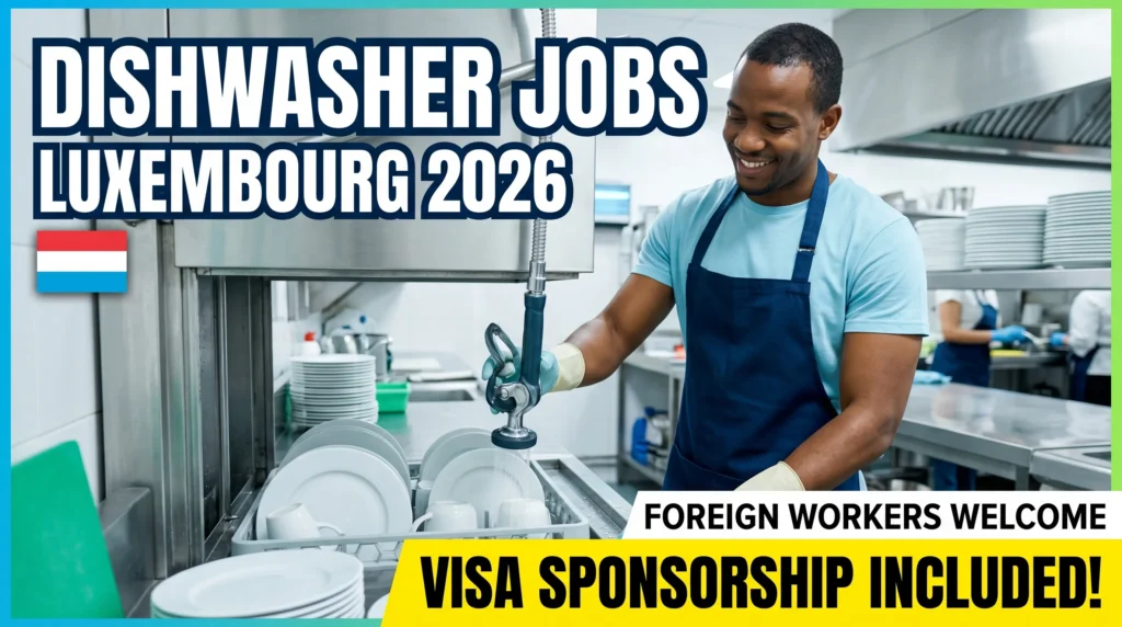 Dishwasher Jobs in Luxembourg 2026 with Visa Sponsorship for Foreign Workers