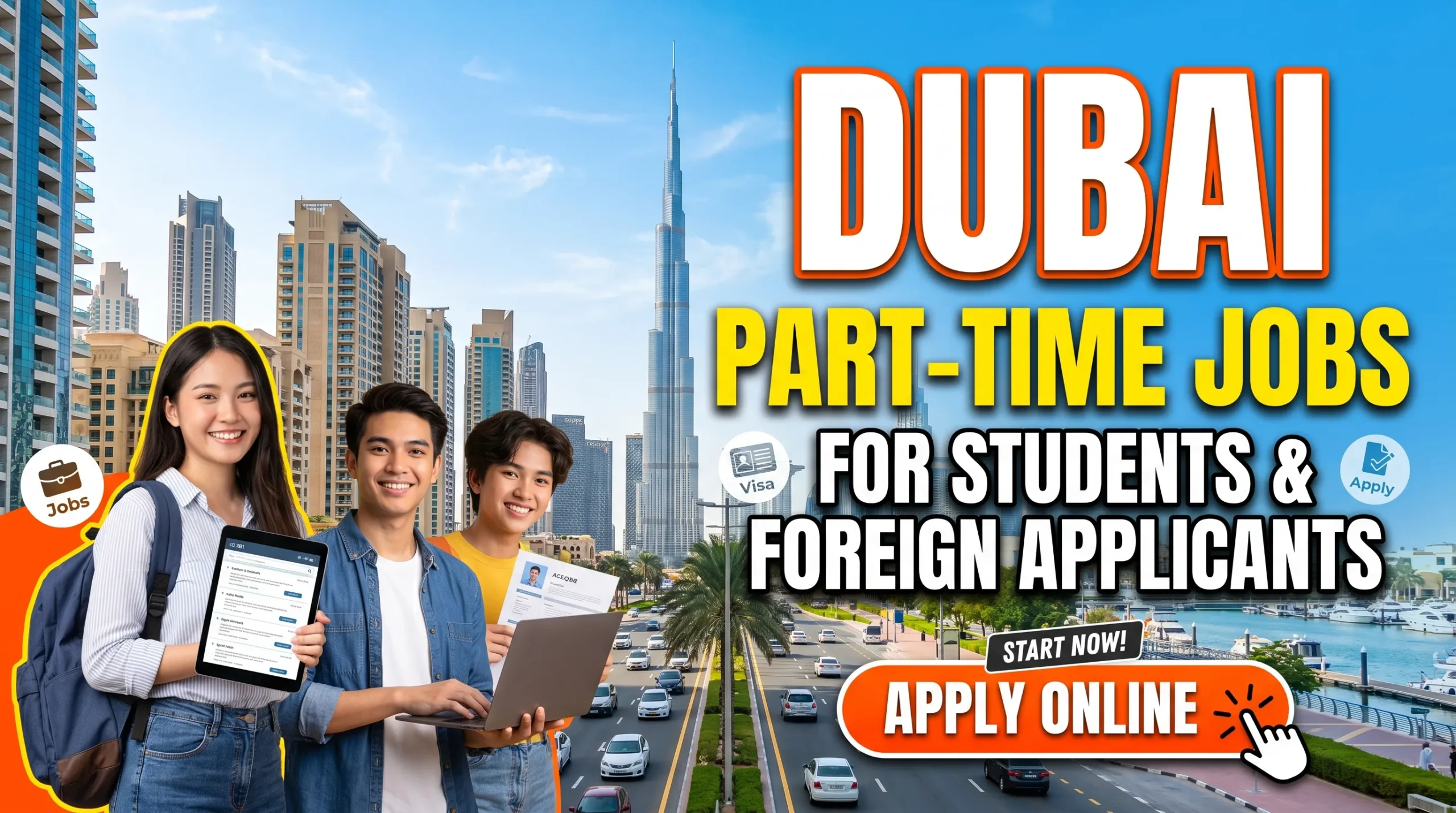 Dubai Part Time Jobs for Students
