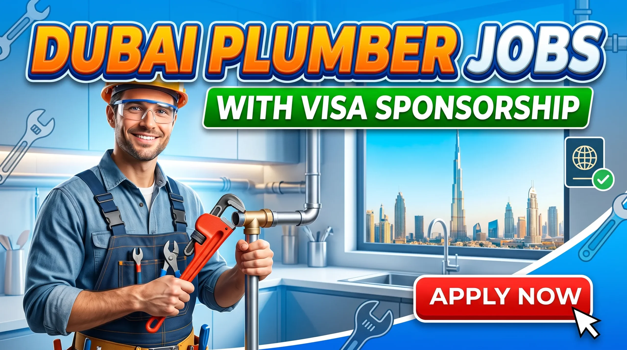 Dubai Plumber Jobs with Visa Sponsorship