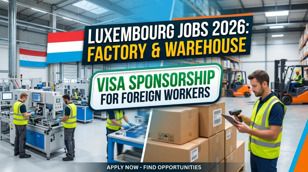 Factory and Warehouse Jobs in Luxembourg