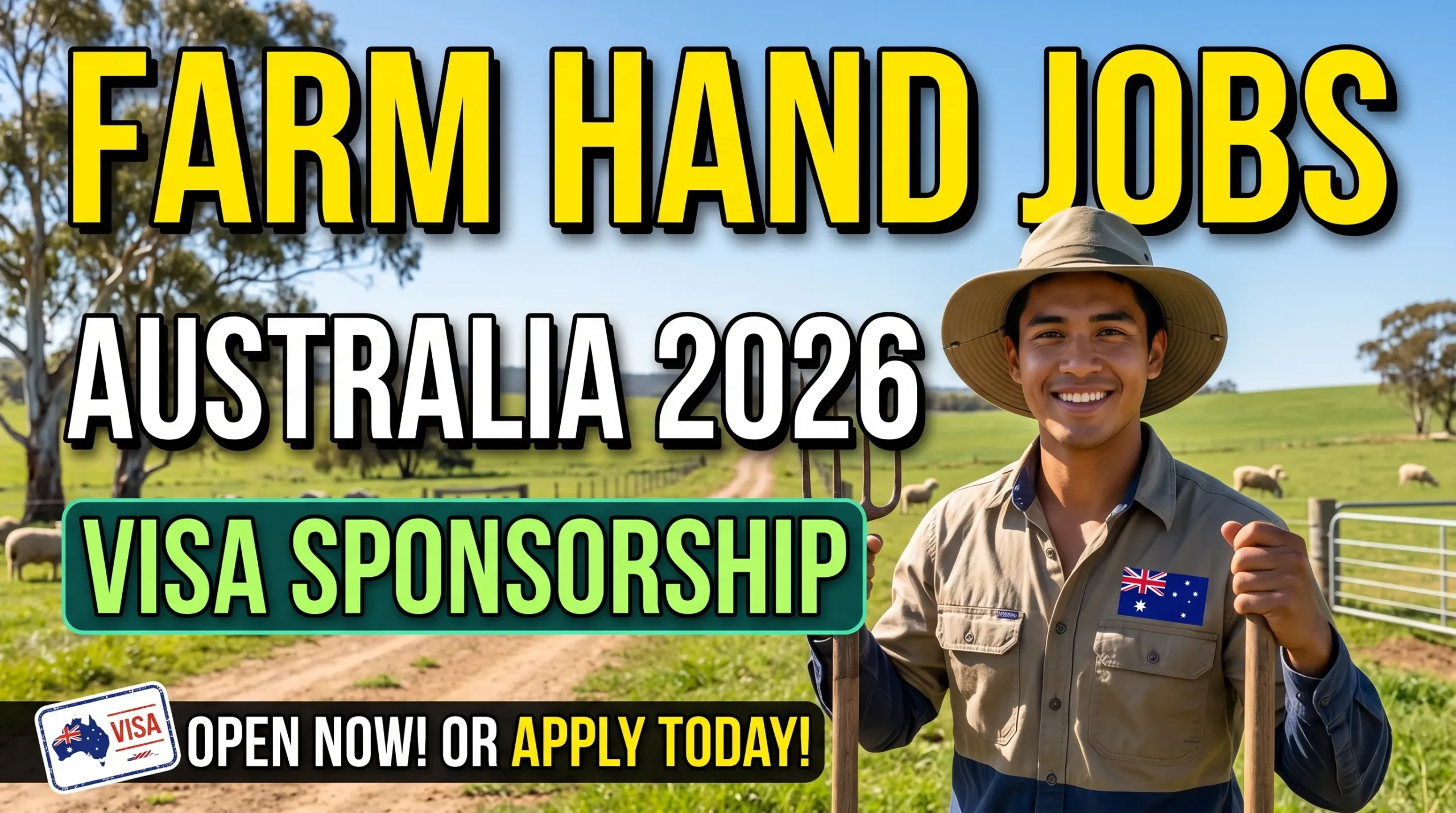 Farm Hand Jobs in Australia 2026 with Visa Sponsorship for Foreign Workers