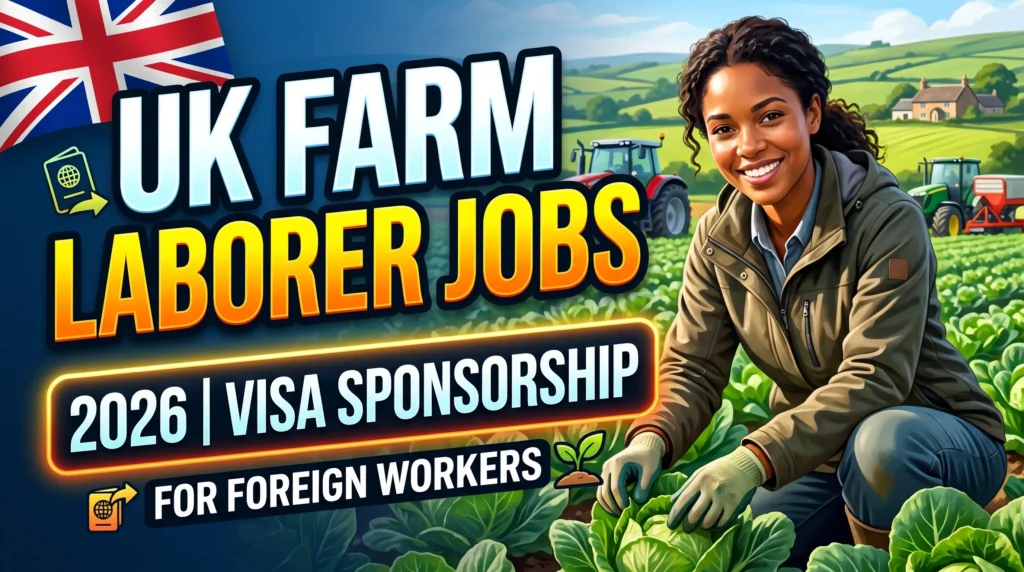 General Farm Laborer Jobs in the UK 2026 with Visa Sponsorship for Foreign Workers