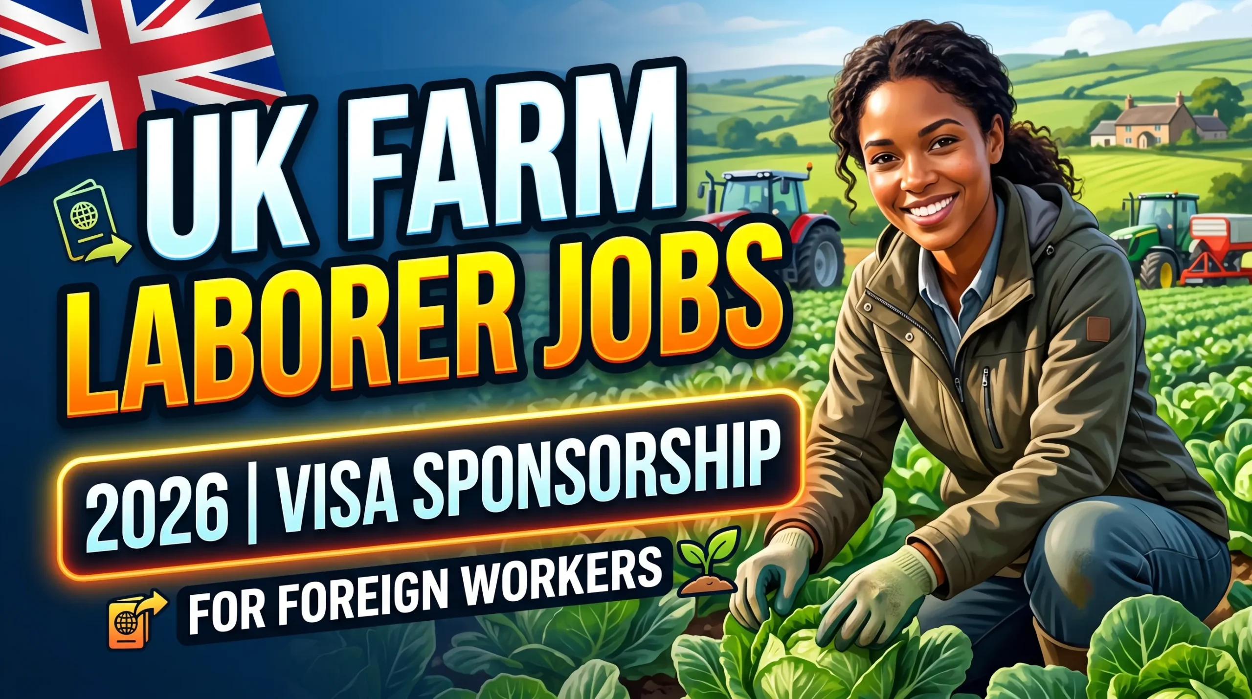 General Farm Laborer Jobs in the UK 2026 with Visa Sponsorship for Foreign Workers