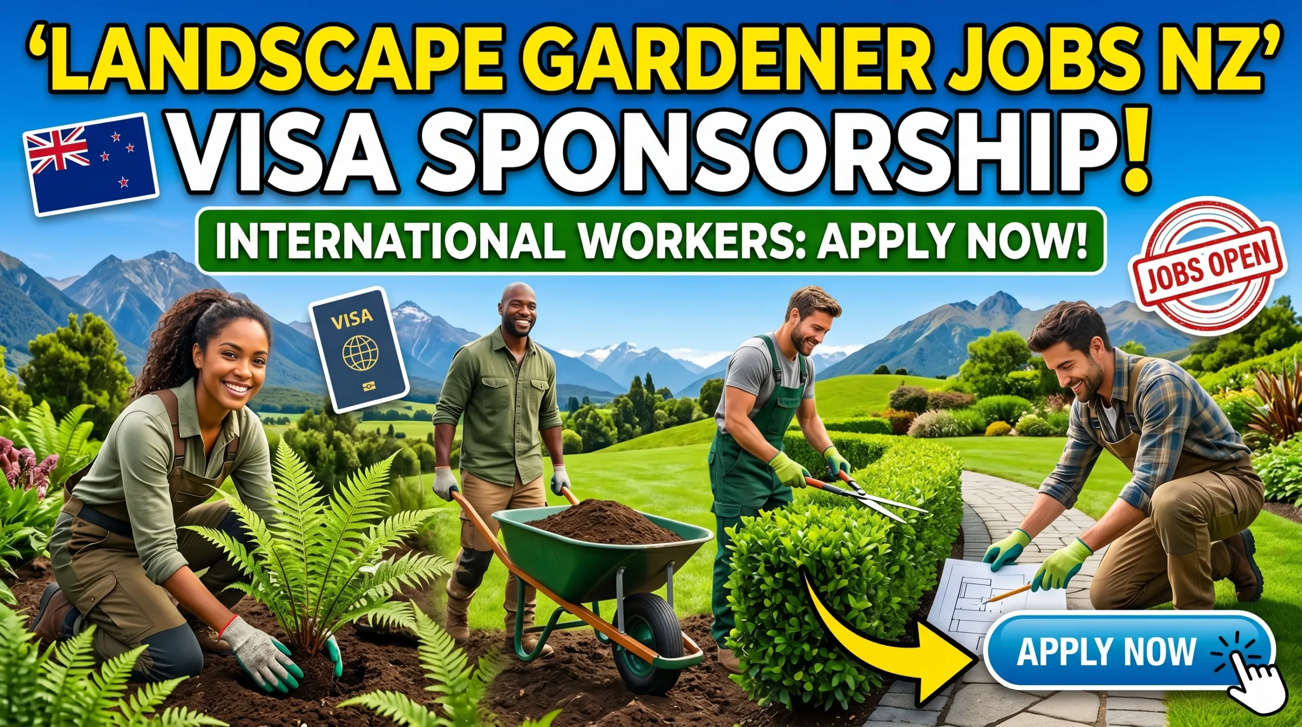 Landscape Gardener Jobs in New Zealand