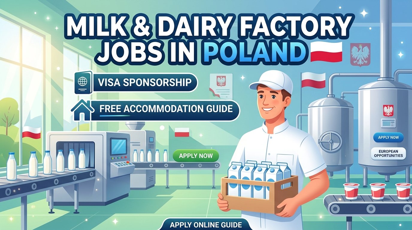 Milk & Dairy Factory Jobs in Poland