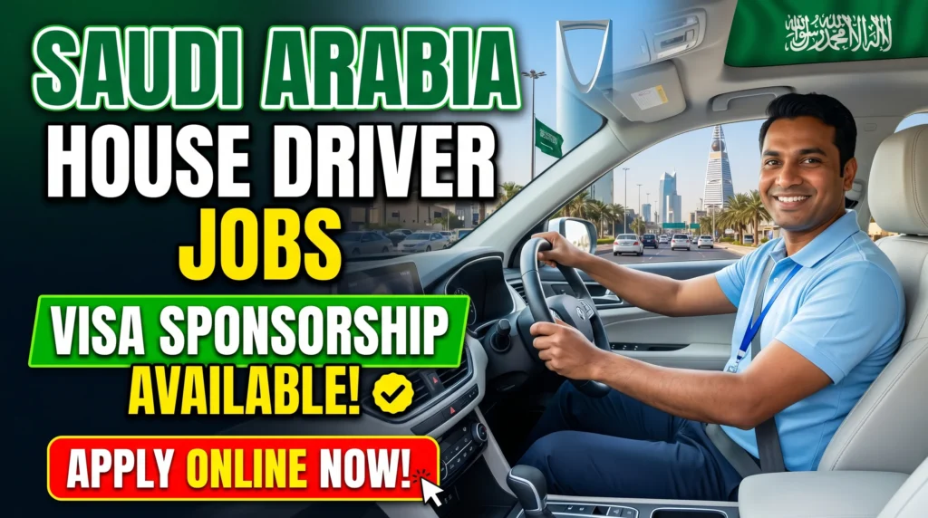 Saudi Arabia House Driver Jobs