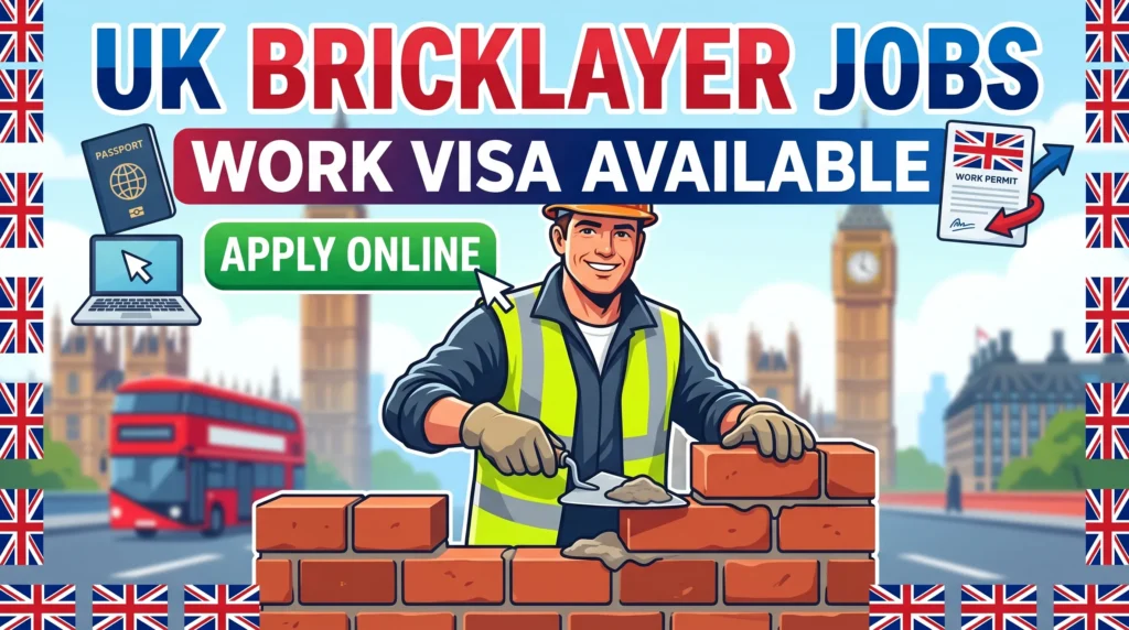 UK Bricklayer Jobs with Work Visa