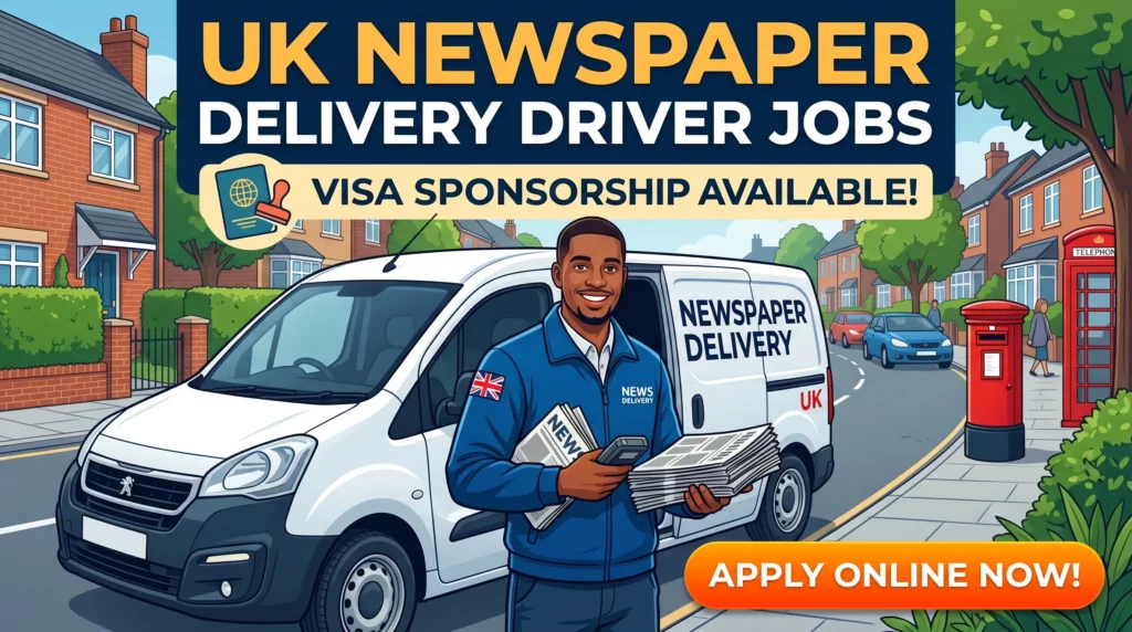 UK Newspaper Delivery Driver Jobs