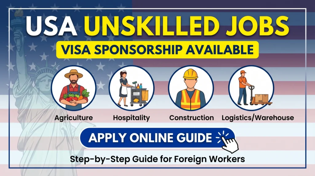 USA Unskilled Jobs