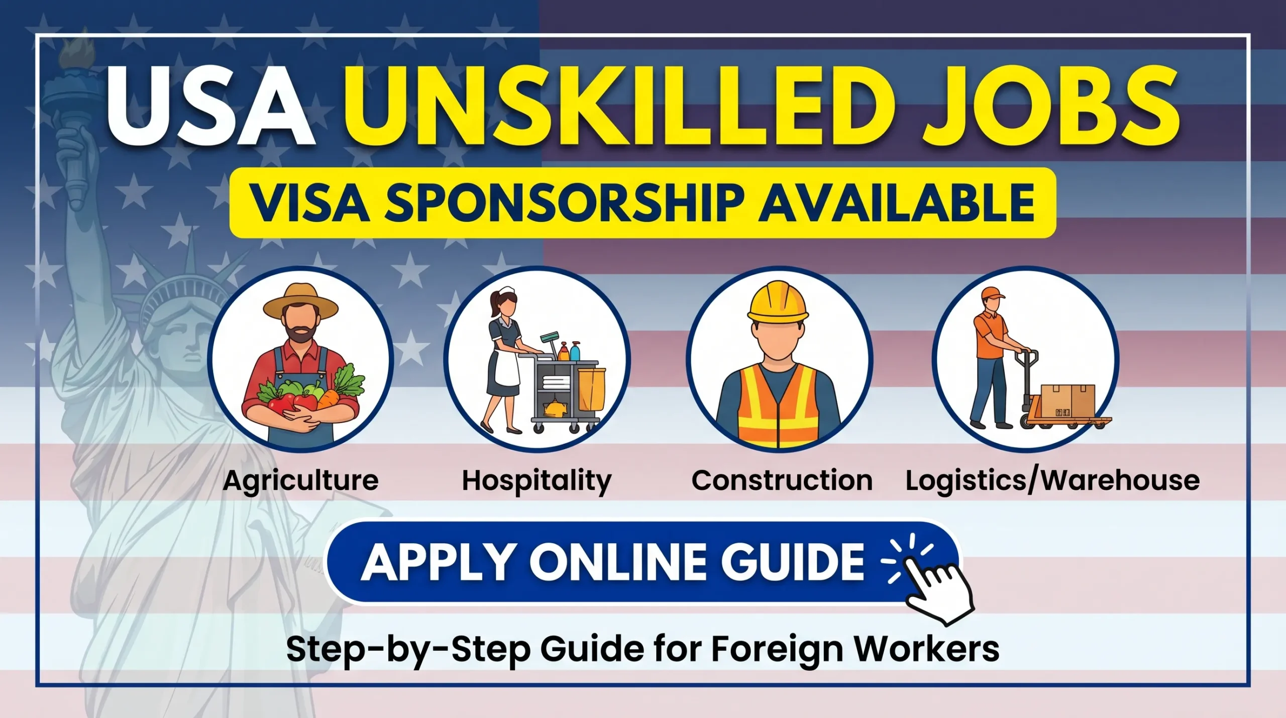 USA Unskilled Jobs