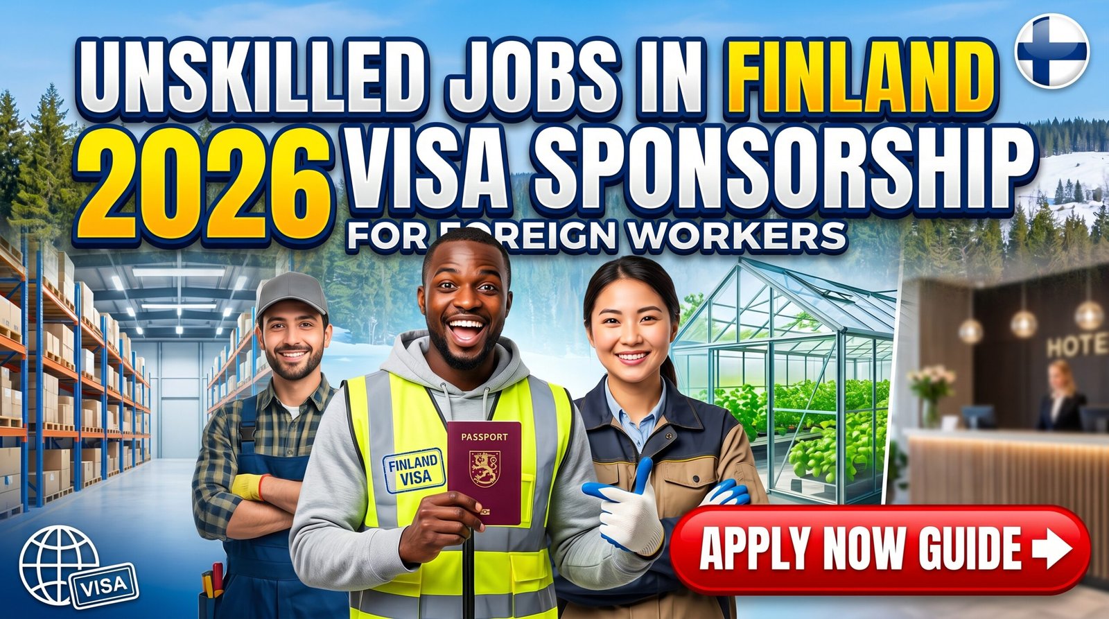 Unskilled Jobs in Finland