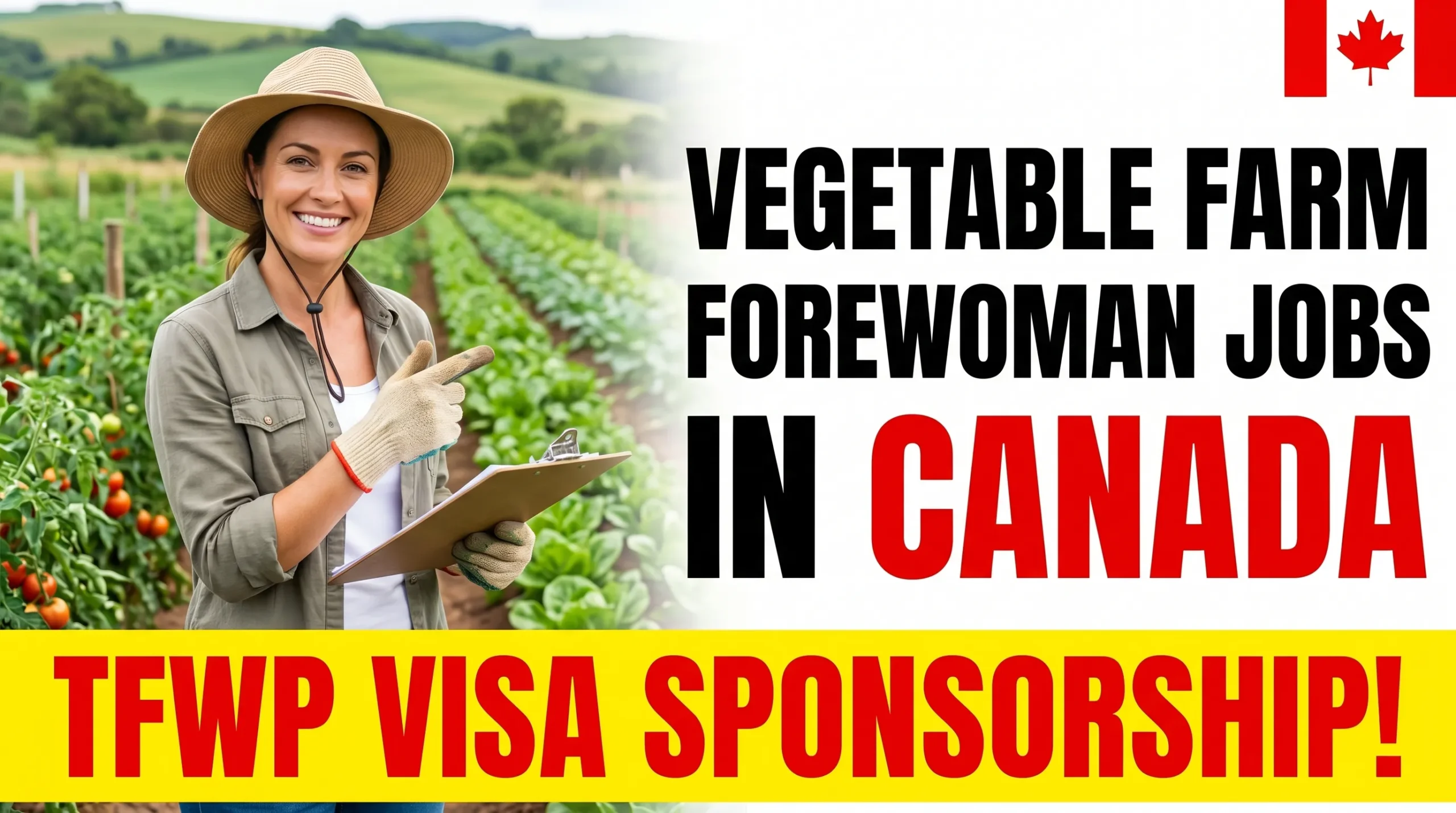 Vegetable Farm Forewoman Jobs in Canada