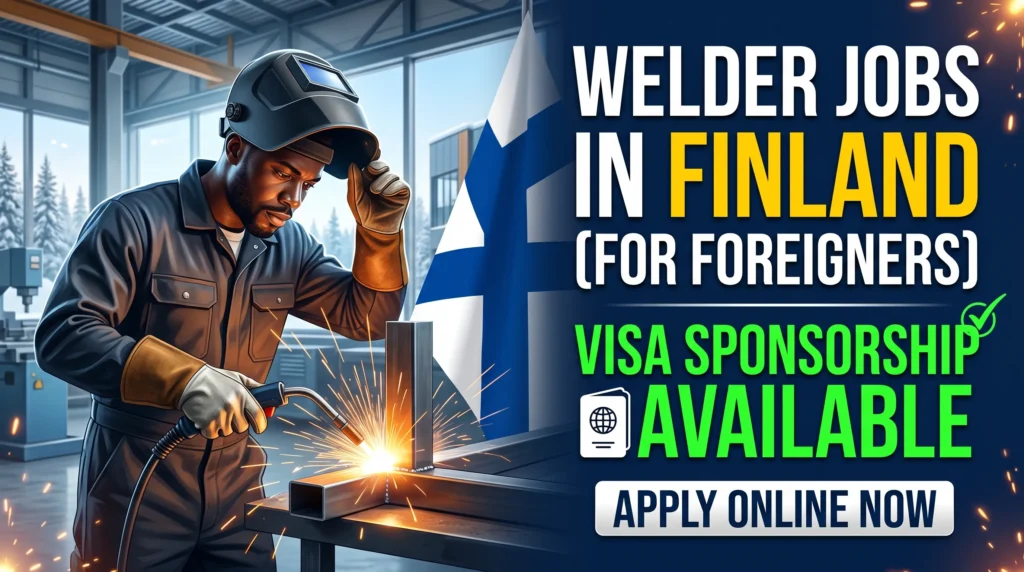 Welder Jobs in Finland for Foreigners