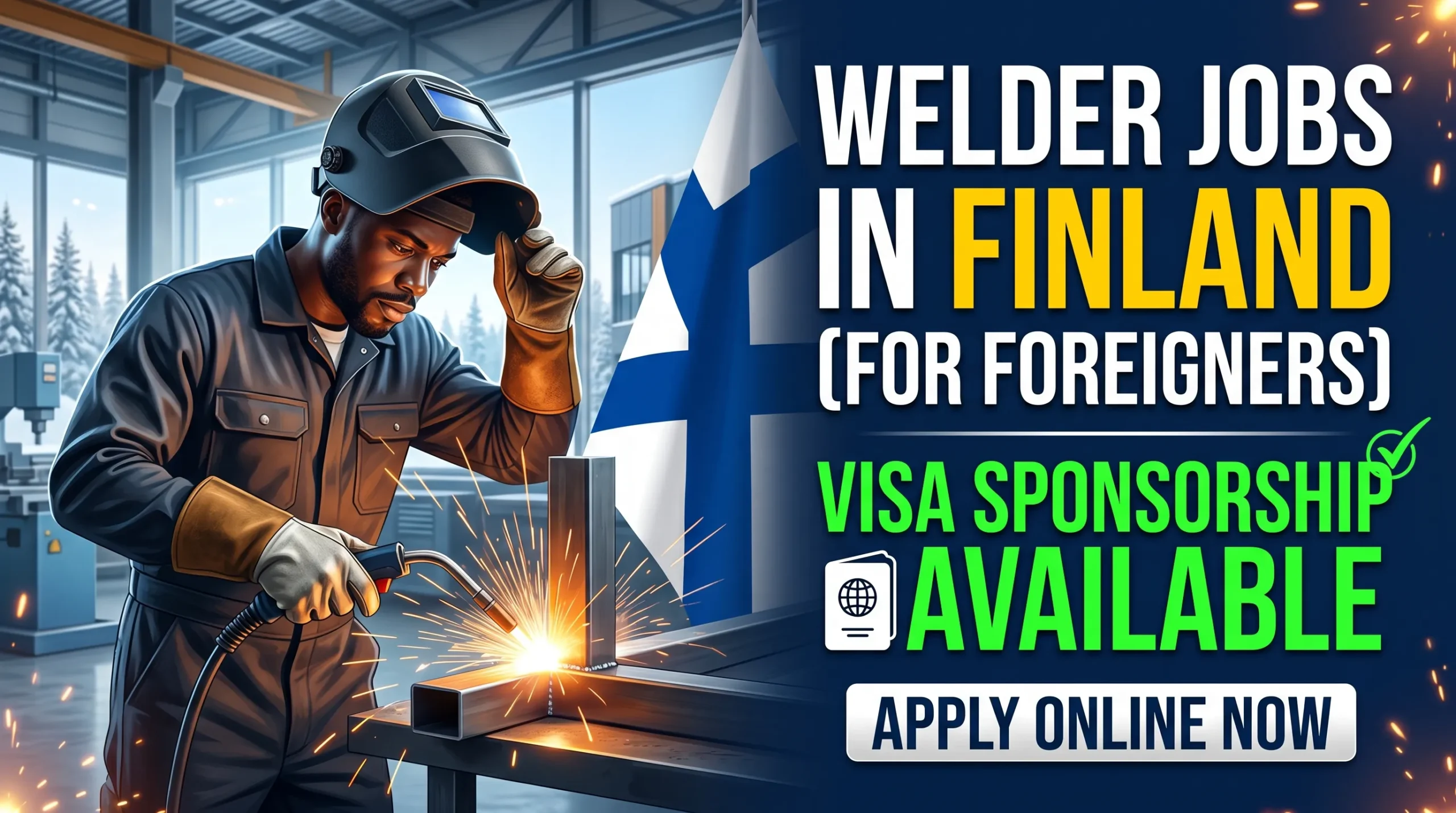 Welder Jobs in Finland for Foreigners