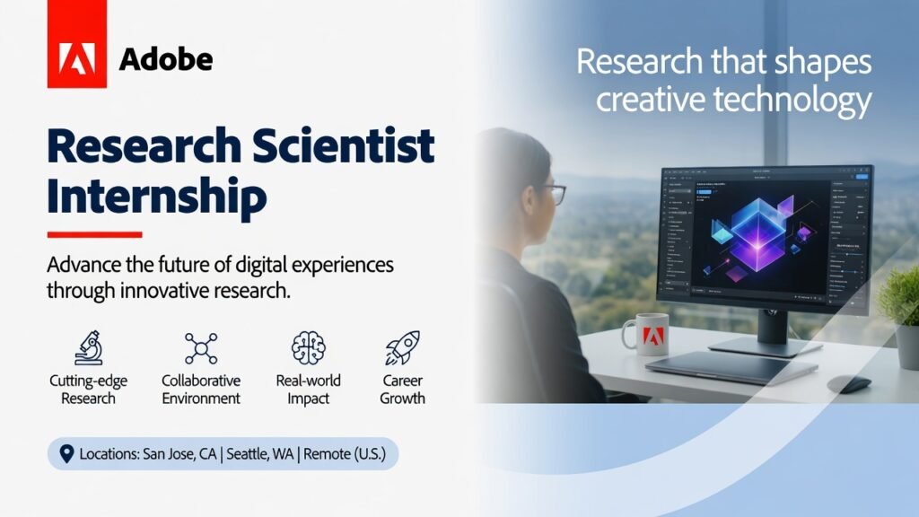 Adobe Research Scientist Internship