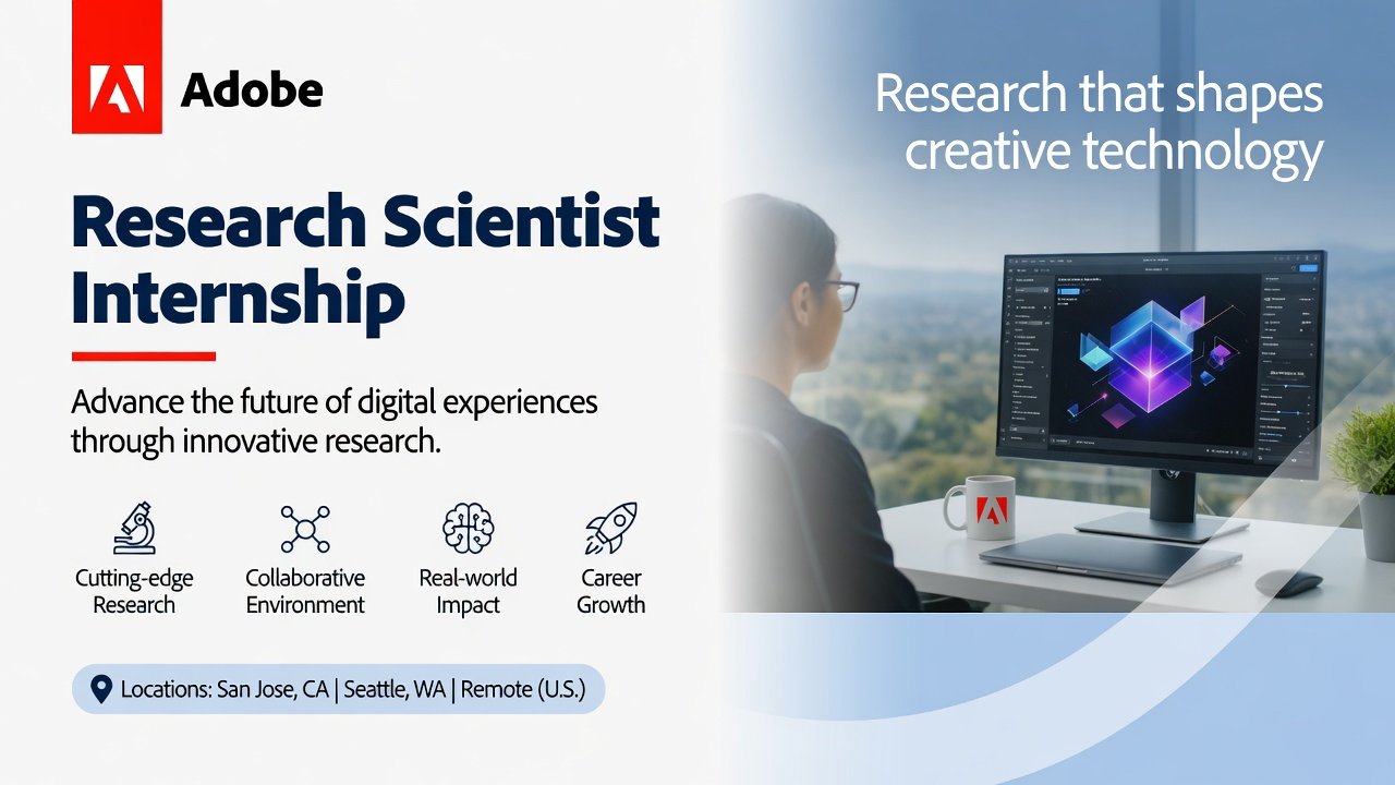 Adobe Research Scientist Internship
