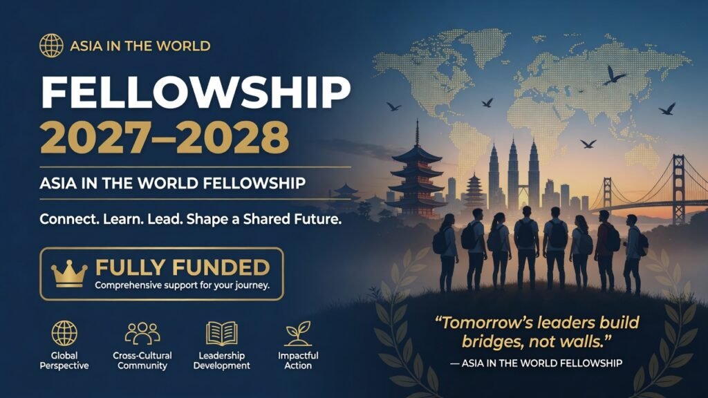 Asia in the World Fellowship 2027–2028 (Fully Funded)