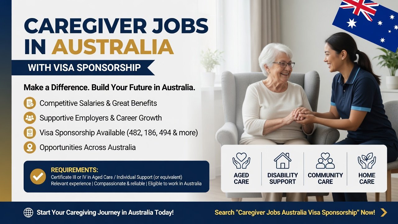Caregiver Jobs in Australia with Visa Sponsorship