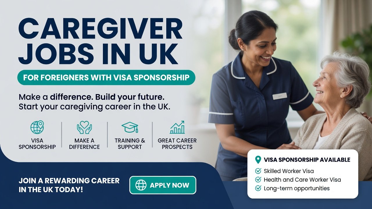 Caregiver Jobs in UK for Foreigners with Visa Sponsorship