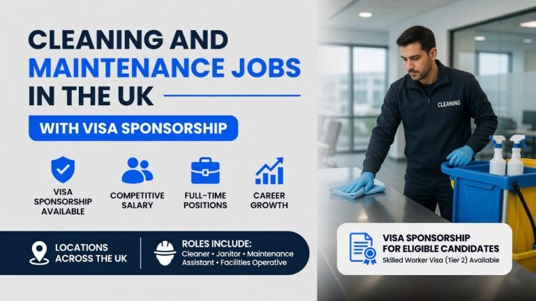 Cleaning and Maintenance Jobs in the UK