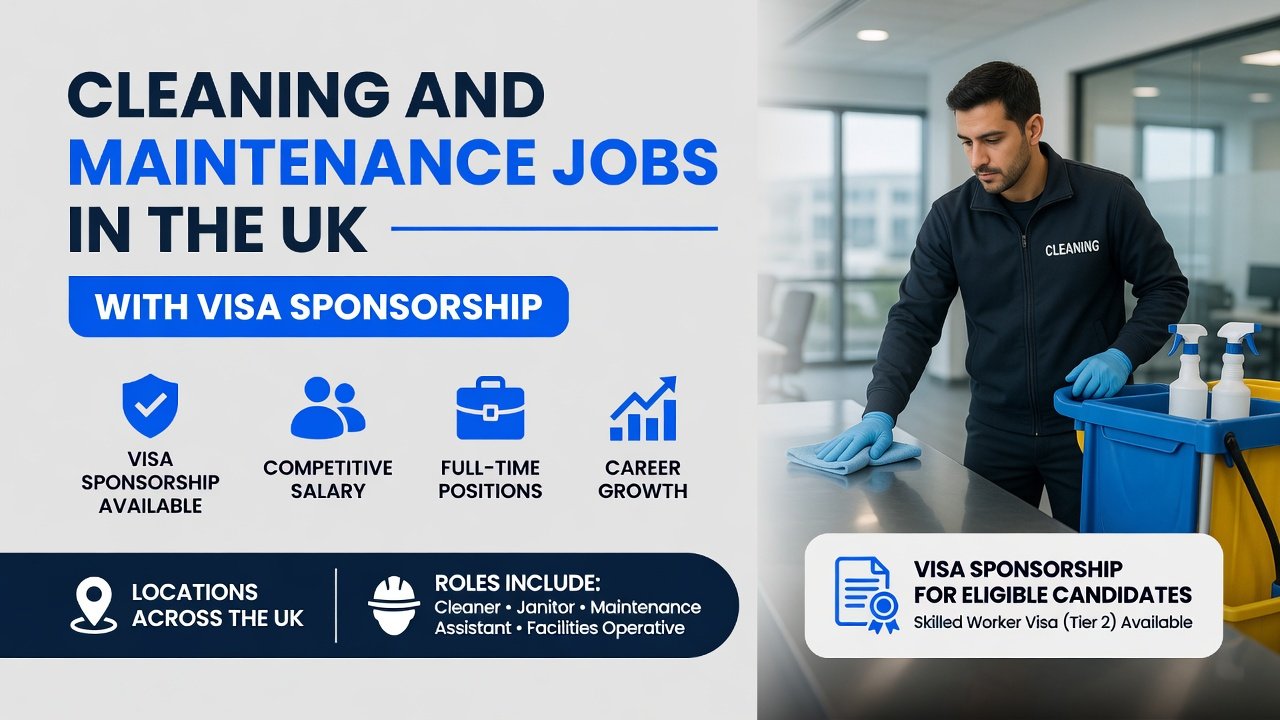 Cleaning and Maintenance Jobs in the UK