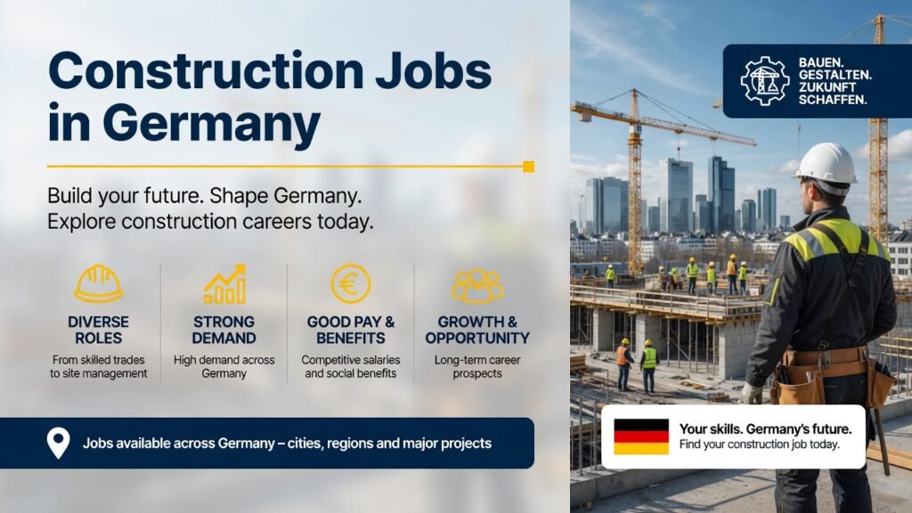 Construction Jobs in Germany with Visa Sponsorship