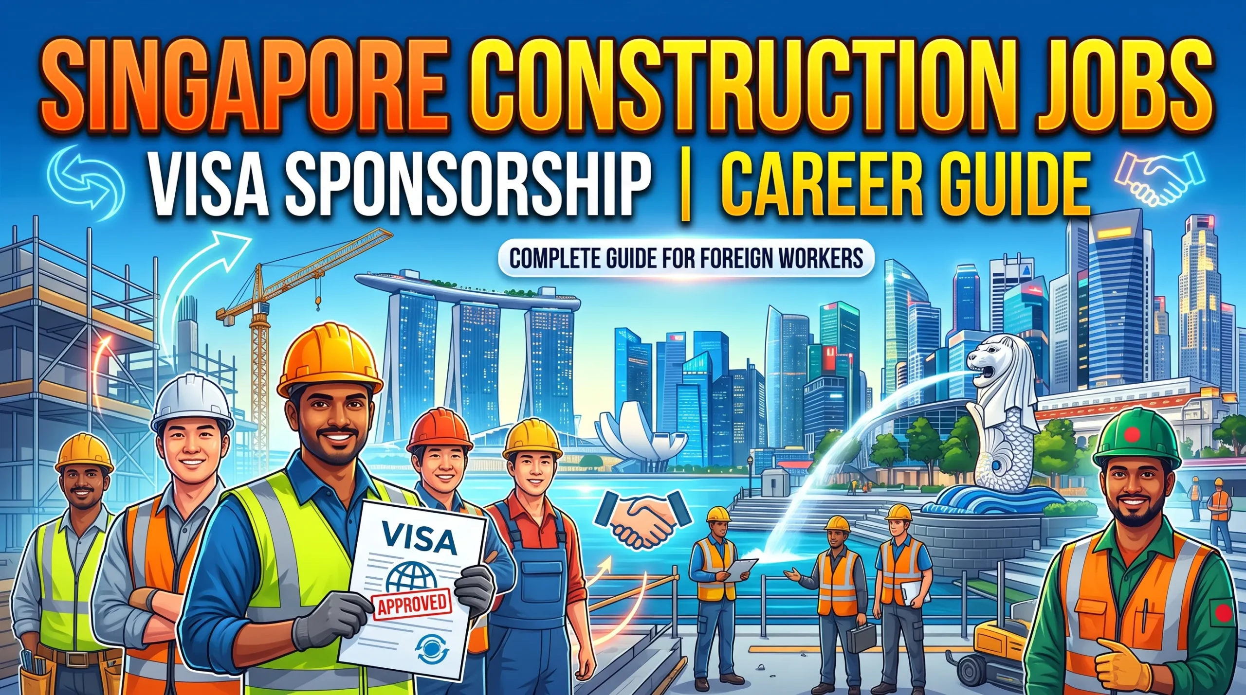 Construction Jobs in Singapore with Visa Sponsorship