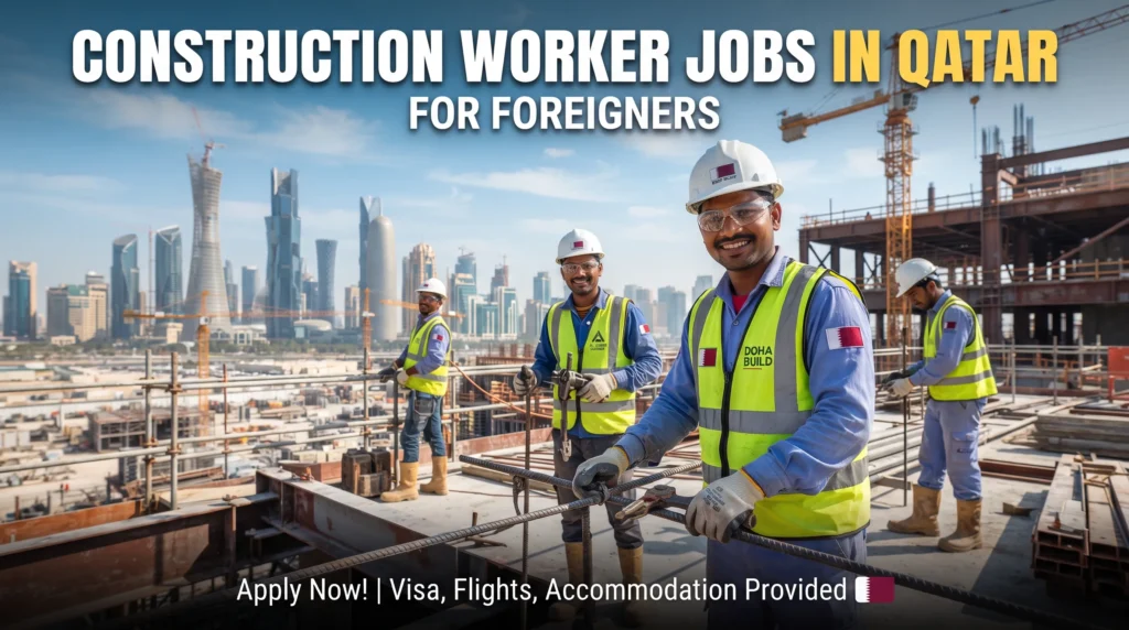 Construction Worker Jobs in Qatar for Foreigners
