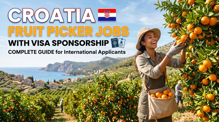 Croatia Fruit Picker Jobs 2026 with Visa Sponsorship