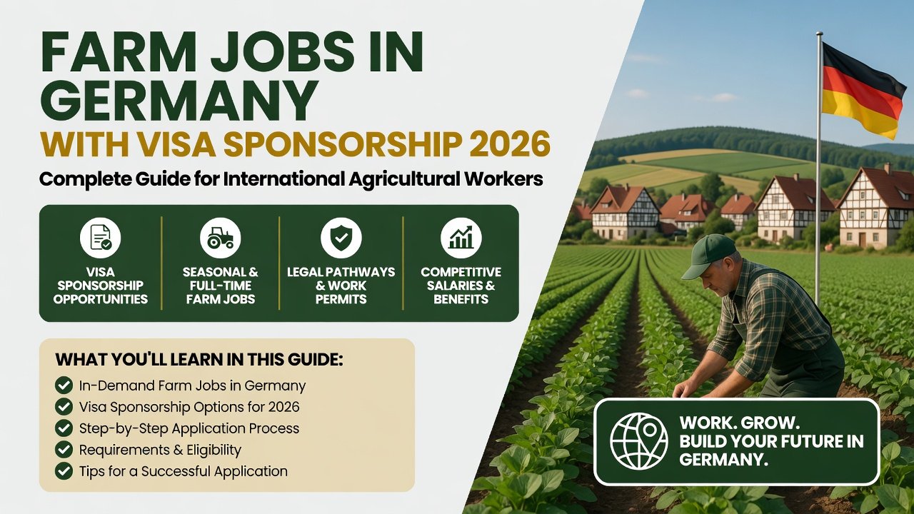 Farm Jobs in Germany with Visa Sponsorship
