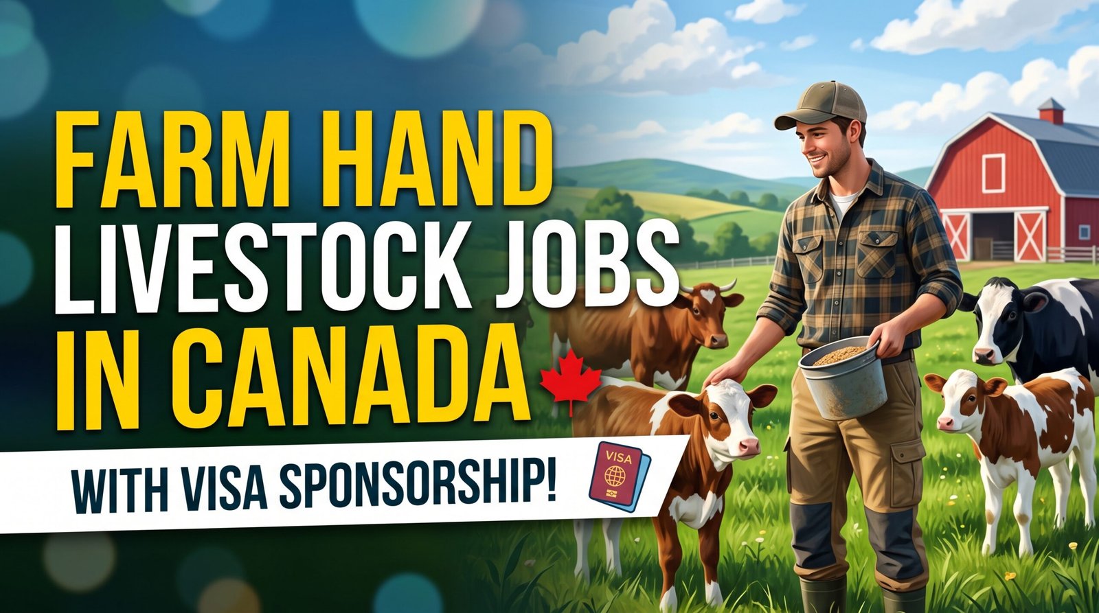 Farm Hand Livestock Jobs in Canada with Visa Sponsorship