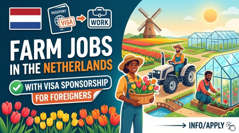 Farm Jobs in the Netherlands for Foreigners