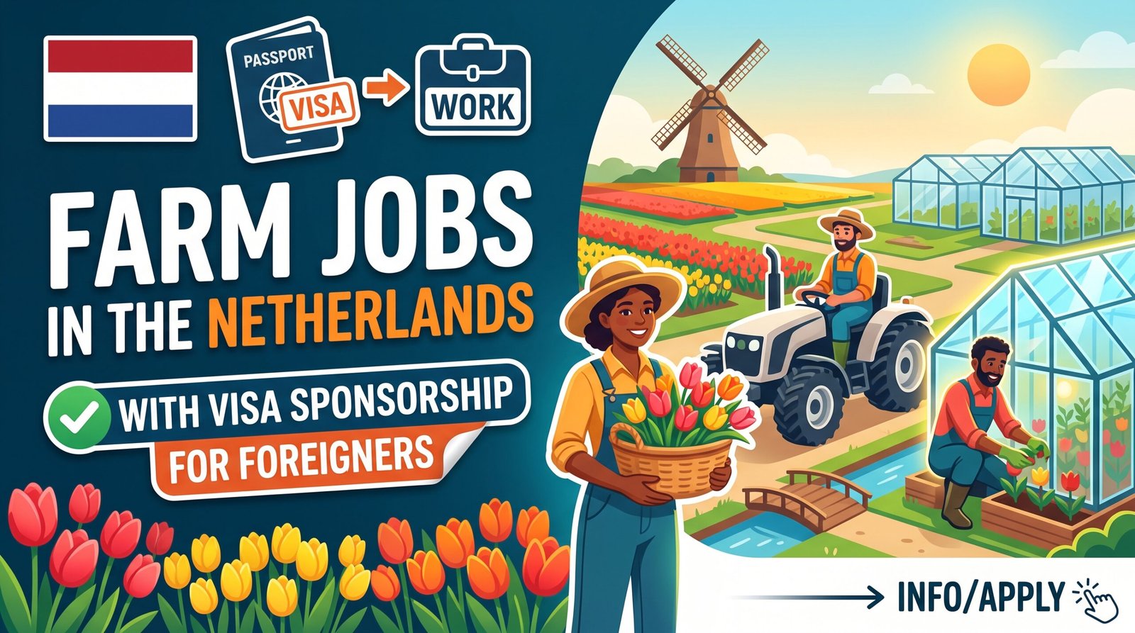 Farm Jobs in the Netherlands for Foreigners
