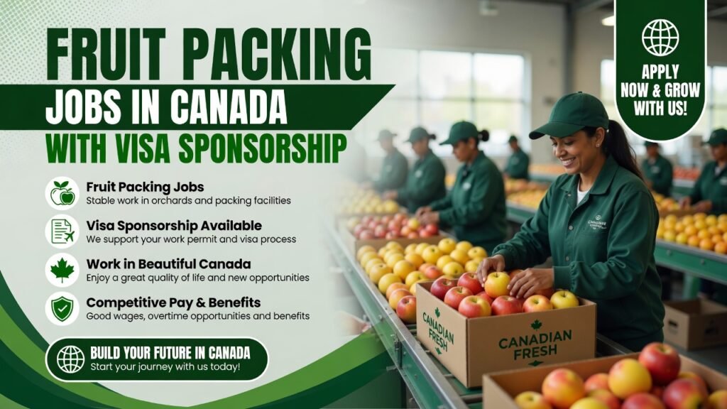 Fruit Packing Jobs in Canada with Visa Sponsorship