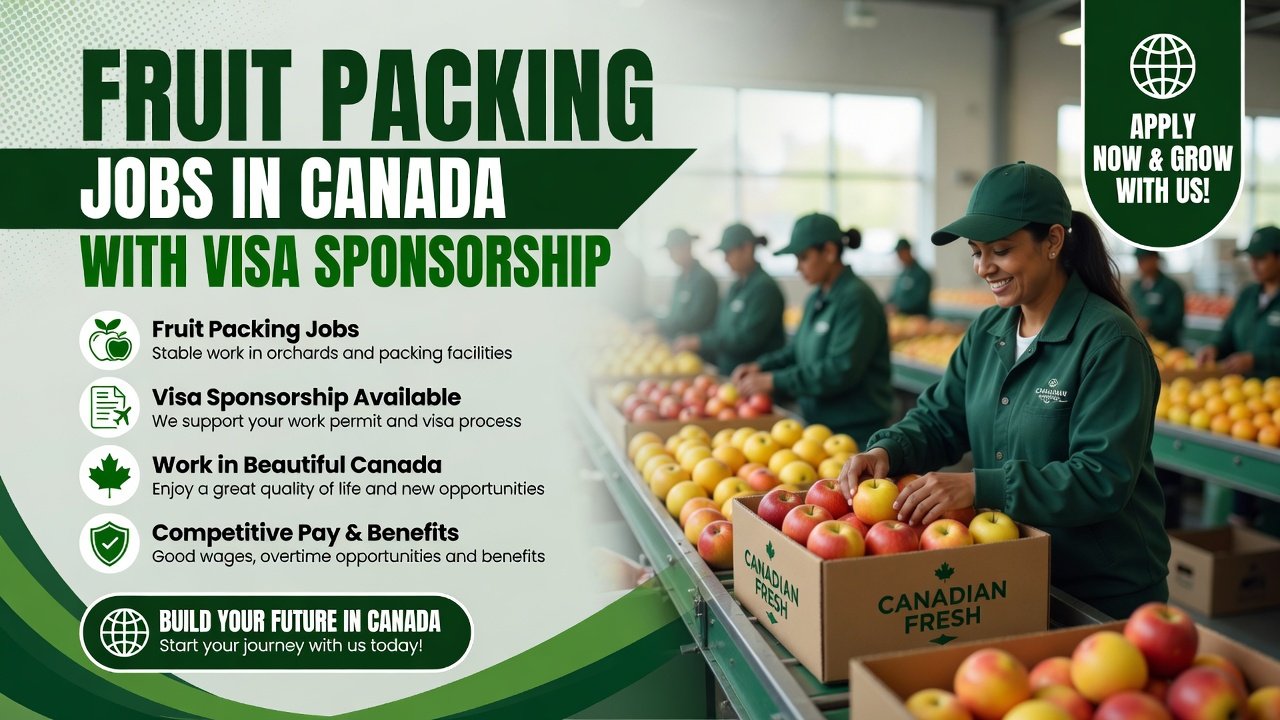 Fruit Packing Jobs in Canada with Visa Sponsorship